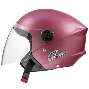 CAPACETE NEW LIBERTY THREE ELITE ROSA Nº 56