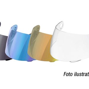 VISEIRA CAPACETE INJETADA 2.2 EBF E0X/NEW SPARK IRIDIUM