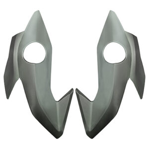 CARENAGEM LATERAL FAROL PRATA METALICO TITAN160 19