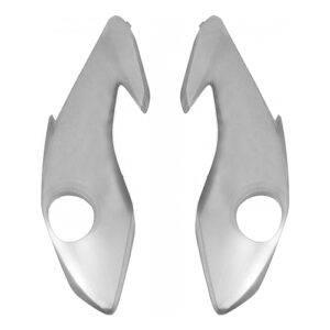 CARENAGEM LATERAL FAROL PRATA METALICO FAN160 23