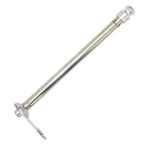 ANTENA CORTA PIPA UNIVERSAL 6 ESTAGIOS RETROVISOR CROMADA