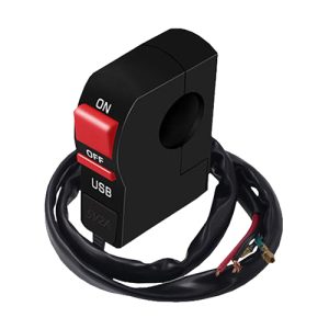 BOTAO LIGA/DESLIGA C/CARREGADOR USB FIXACAO GUIDAO